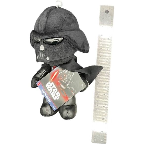 Star Wars Darth Vader 9" Plush Toy With Cape Mattel Soft Collectible For Kids Or - Picture 2 of 4